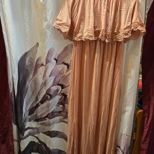 Forever 21 Peach Long Dress